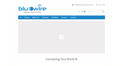 Desktop Screenshot of bluewiremediasolutions.com